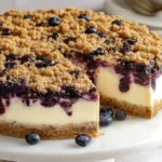 Blueberry Crumble Cheesecake