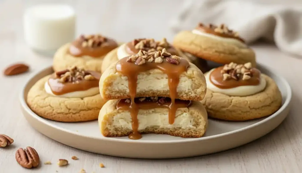 Caramel Cheesecake Cookies