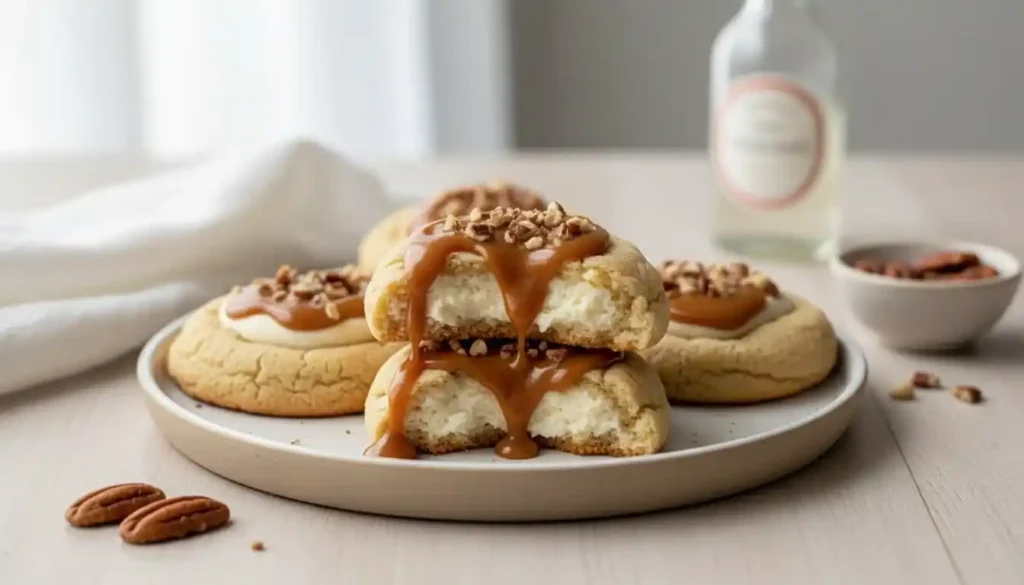 Caramel Cheesecake Cookies