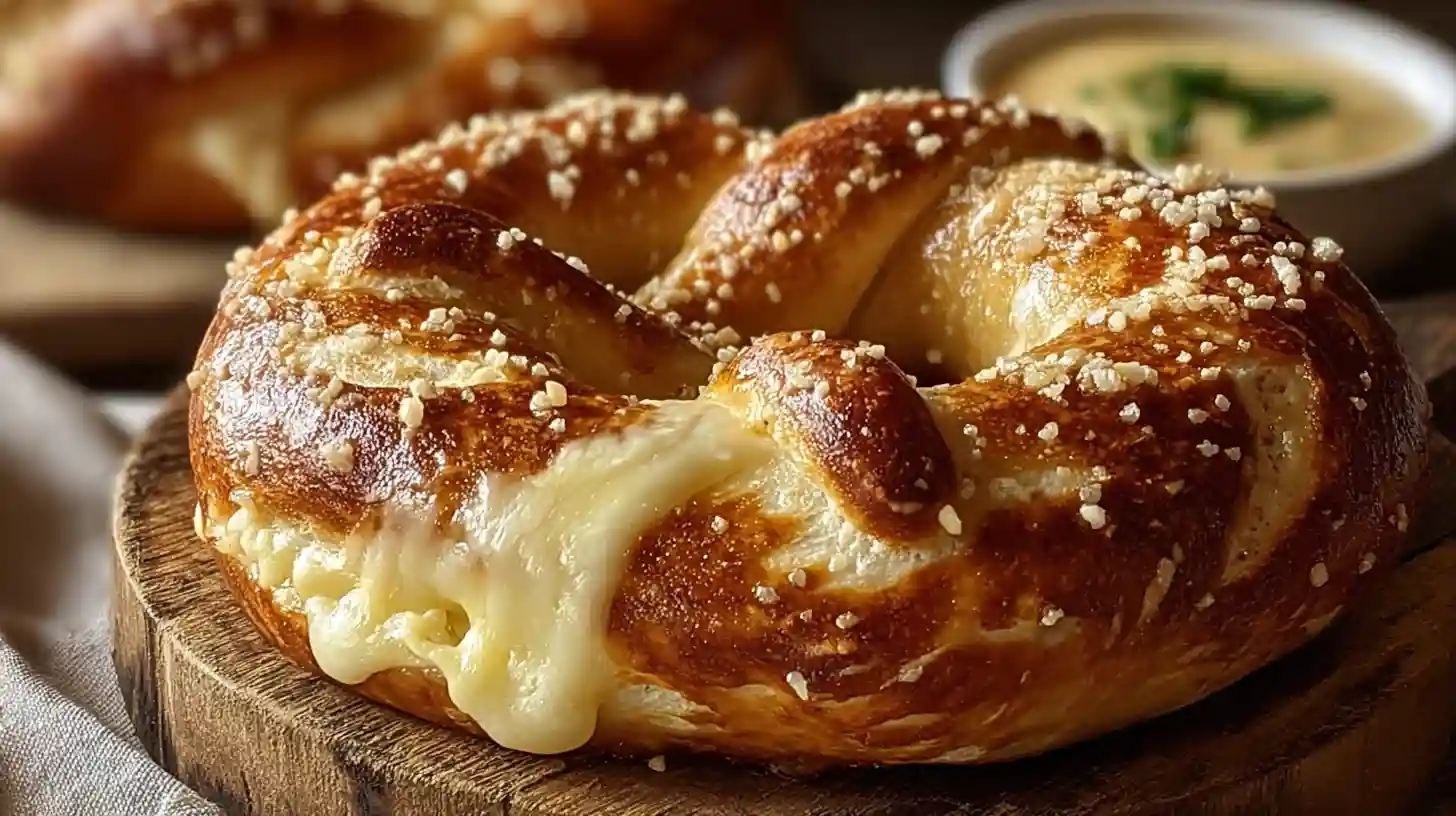 Cheese Stuffed Pretzel