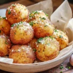 Cheesy Parmesan Garlic Potato Balls