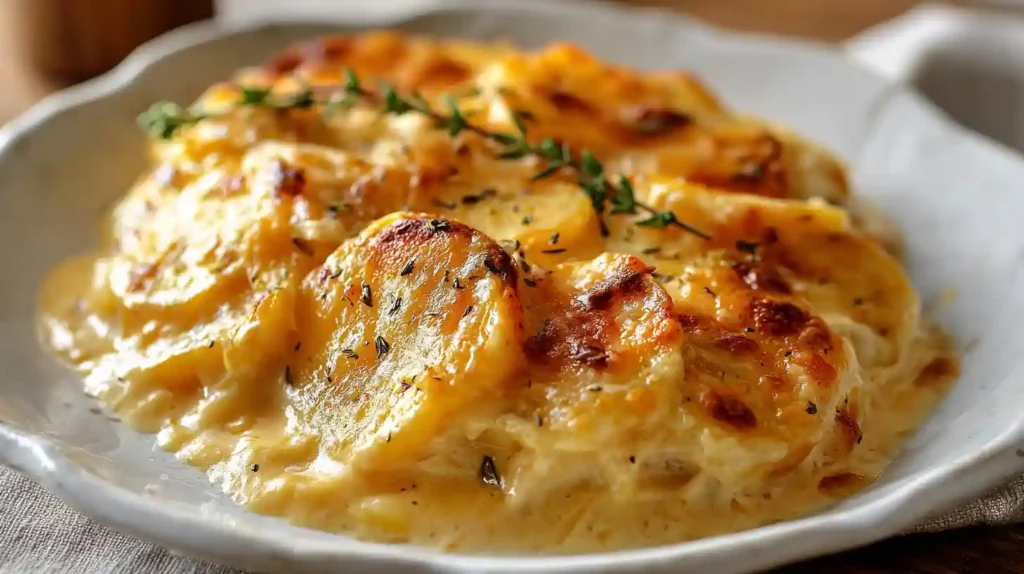 Cheesy Scalloped Potatoes Recipe