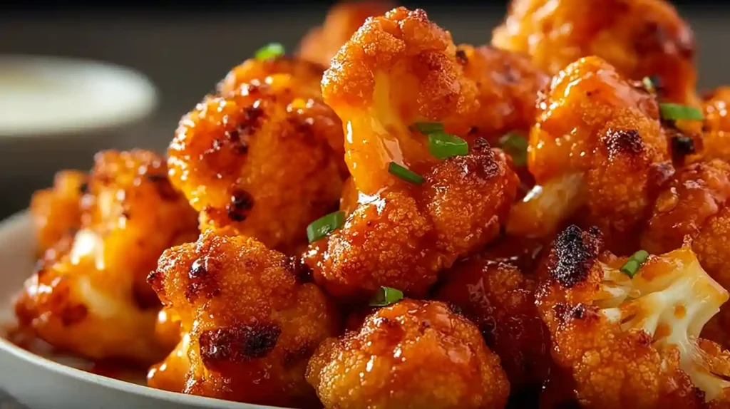 Crispy Air Fryer Buffalo Cauliflower Bites