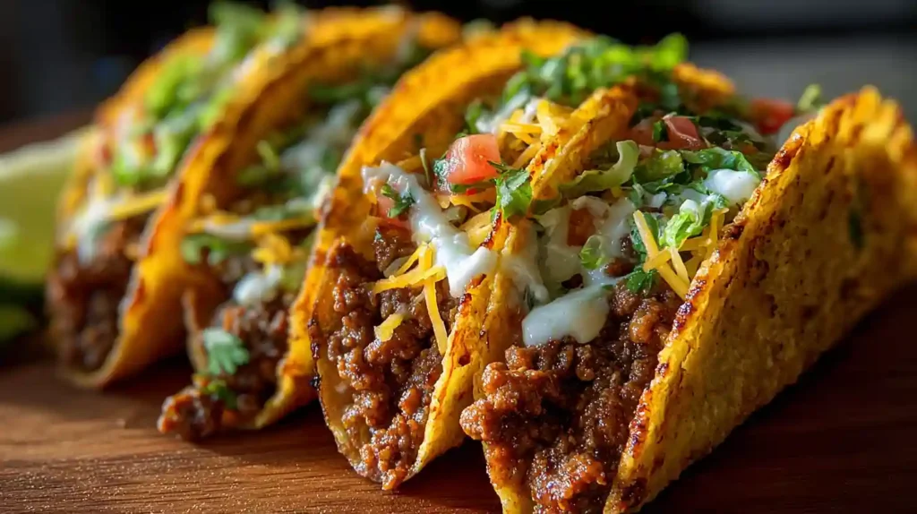 Crispy Ground Beef Tacos