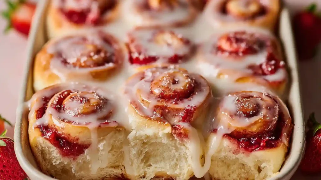 Fresh Strawberry Rolls
