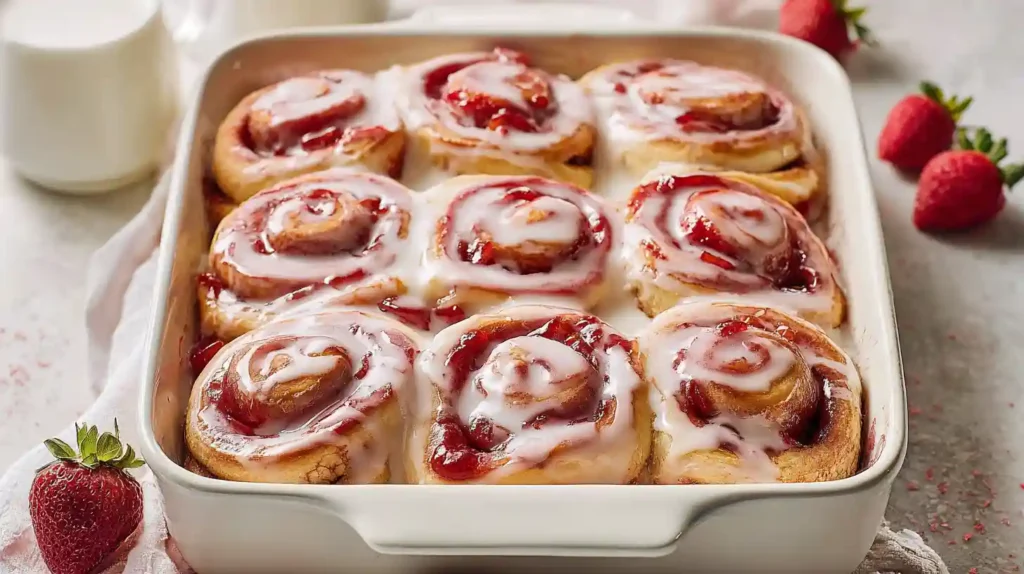 Fresh Strawberry Rolls