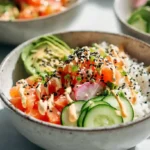 Healthy California Roll Sushi Bowls for Meal Prep