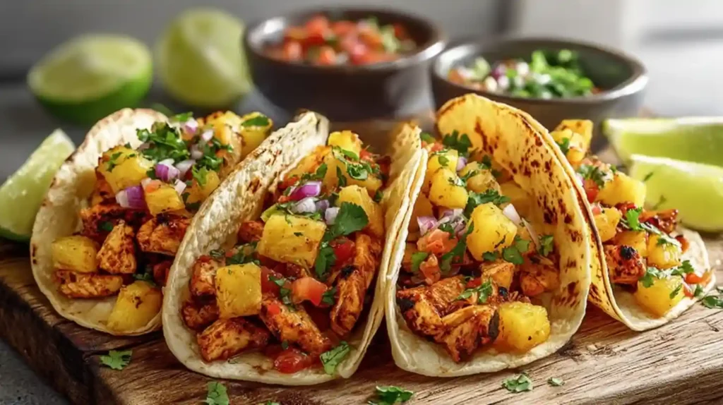 Pineapple Chicken Tacos