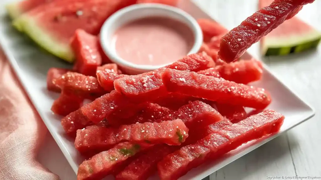 Healthy Watermelon Fries