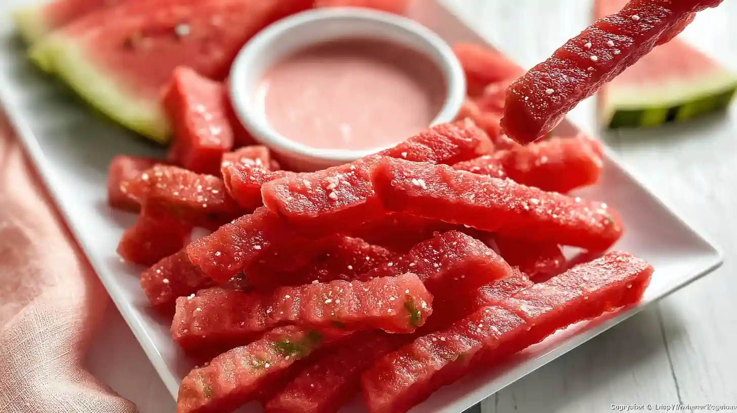 Healthy Watermelon Fries