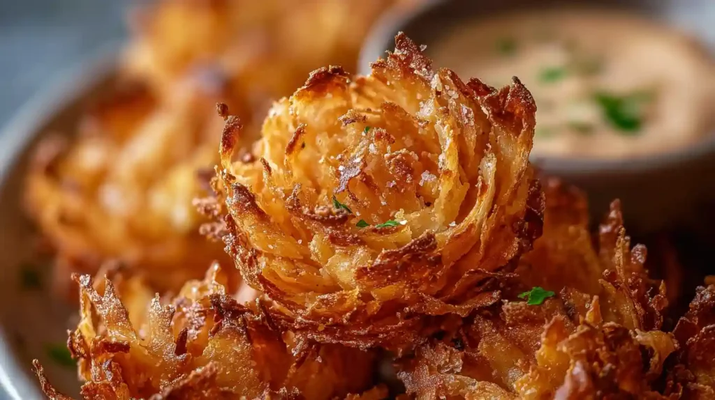Air Fryer Crispy Mini Blooming Onions