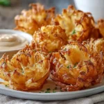 Air Fryer Crispy Mini Blooming Onions
