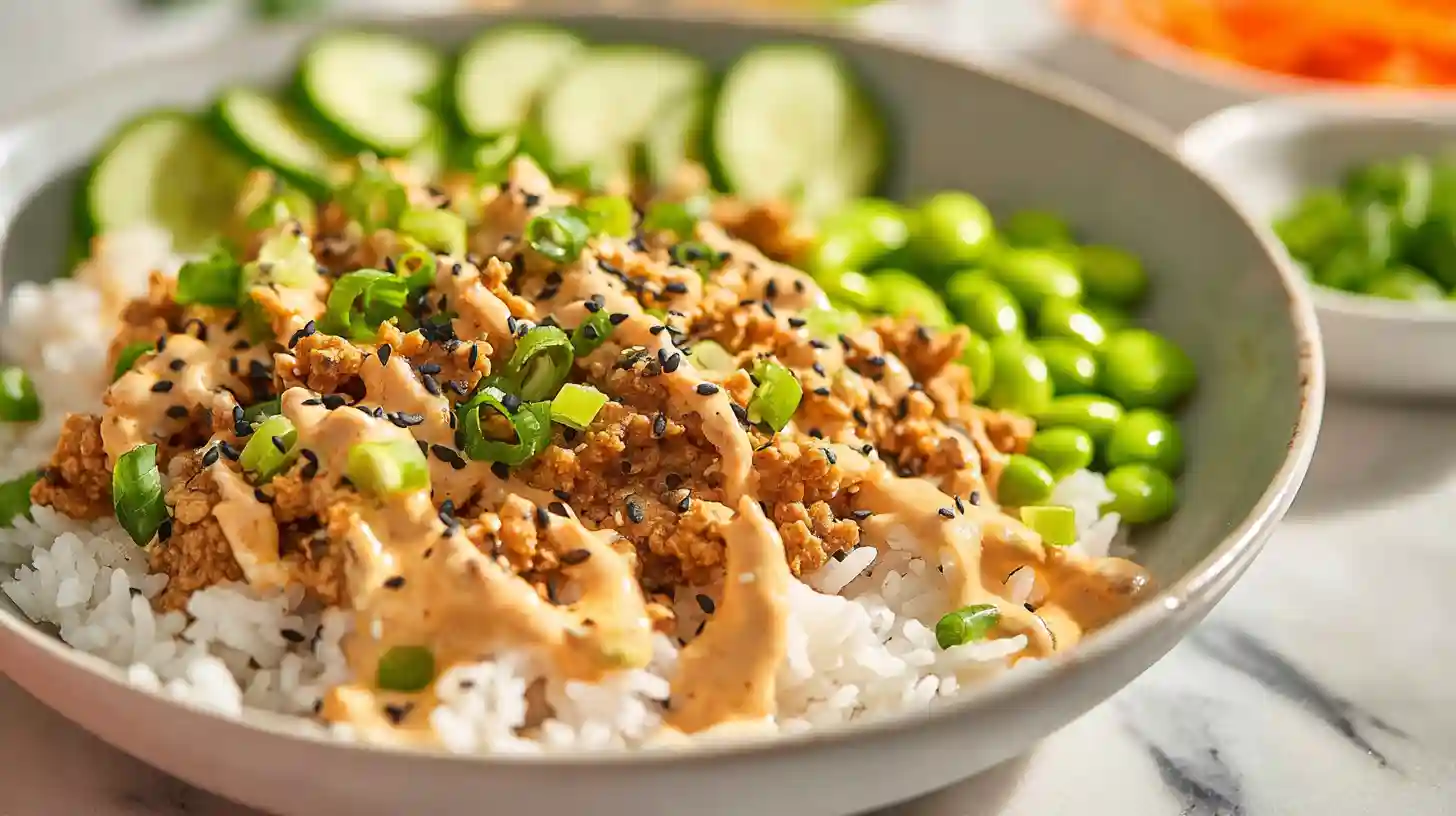 Bang Bang Ground Turkey Rice Bowls