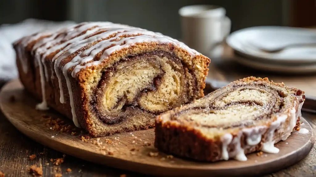 Cinnamon Roll Banana Bread
