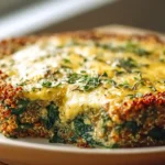 Nutritious Quinoa Lentil Spinach Bake Recipe Idea