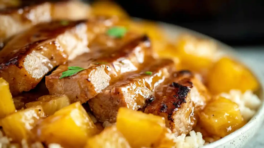 Slow Cooker Pineapple Pork Loin