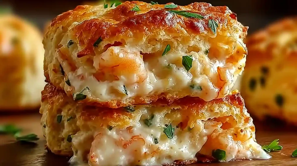 Shrimp Crab Biscuit Melts
