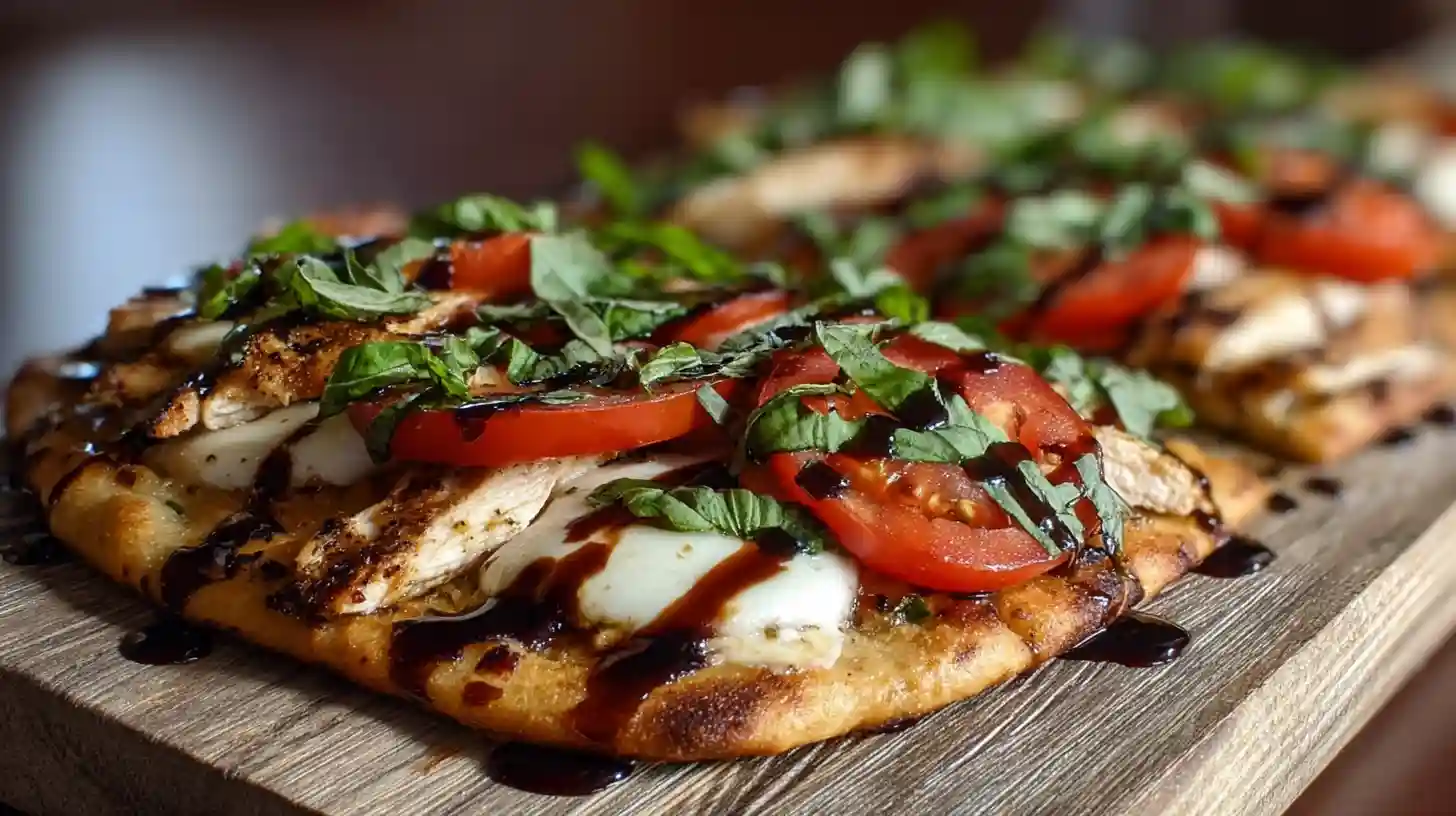 Chicken Caprese Flatbread